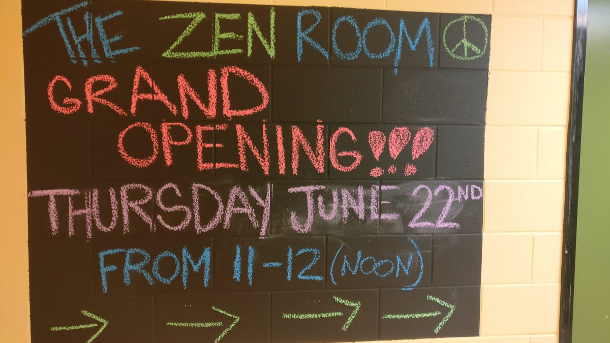 Zen Room Opening Sign